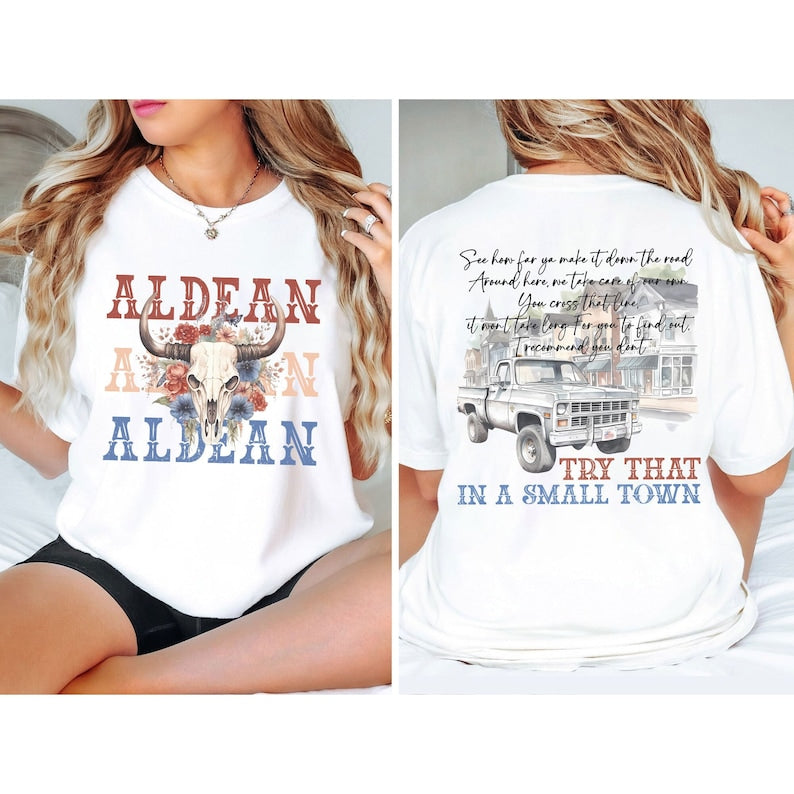 Try That In A Small Town Shirt Jason Aldean Country Music Concert Shirt, Country Western Tshirt, Country Concert Shirts