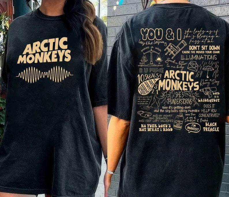 Vintage Arctic Monkeys Shirt, Artic Monkey Tour 2023 Shirt, Am T-Shirt, Music Lover, Arctic Monkey Shirt, Country Music Tour T-Shirt