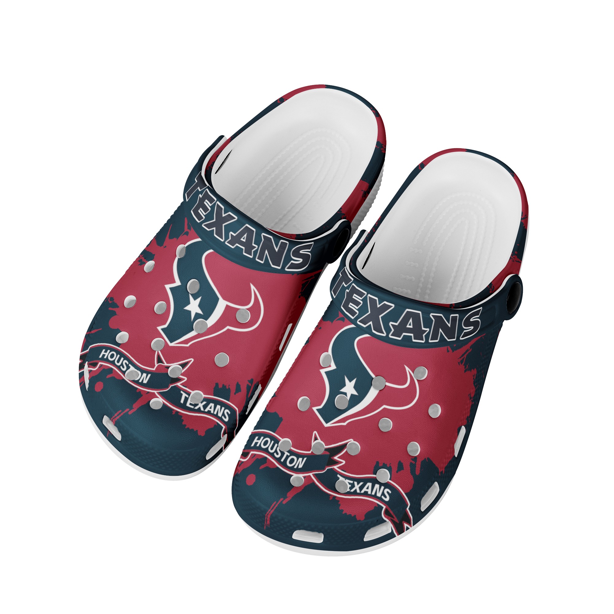 Houston Texans Crocs Shoes Cute Style#1 Shoes For Fans