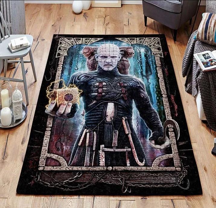 pinhead halloween rectangle carpet rug - Themarketfarmer