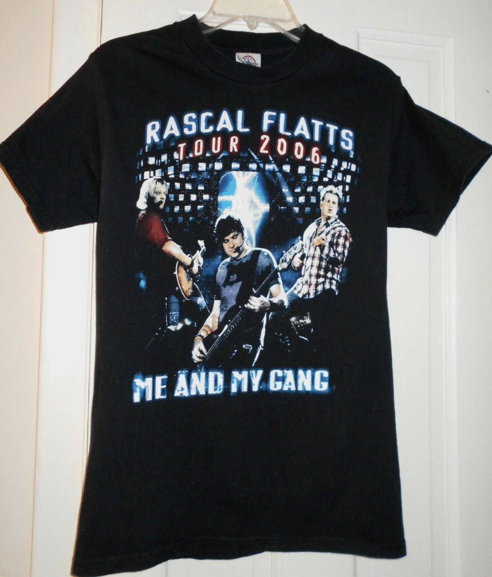 Rascal Flatts Me And My Gang 2006 Country Music Tour Concert Venues S Shirt