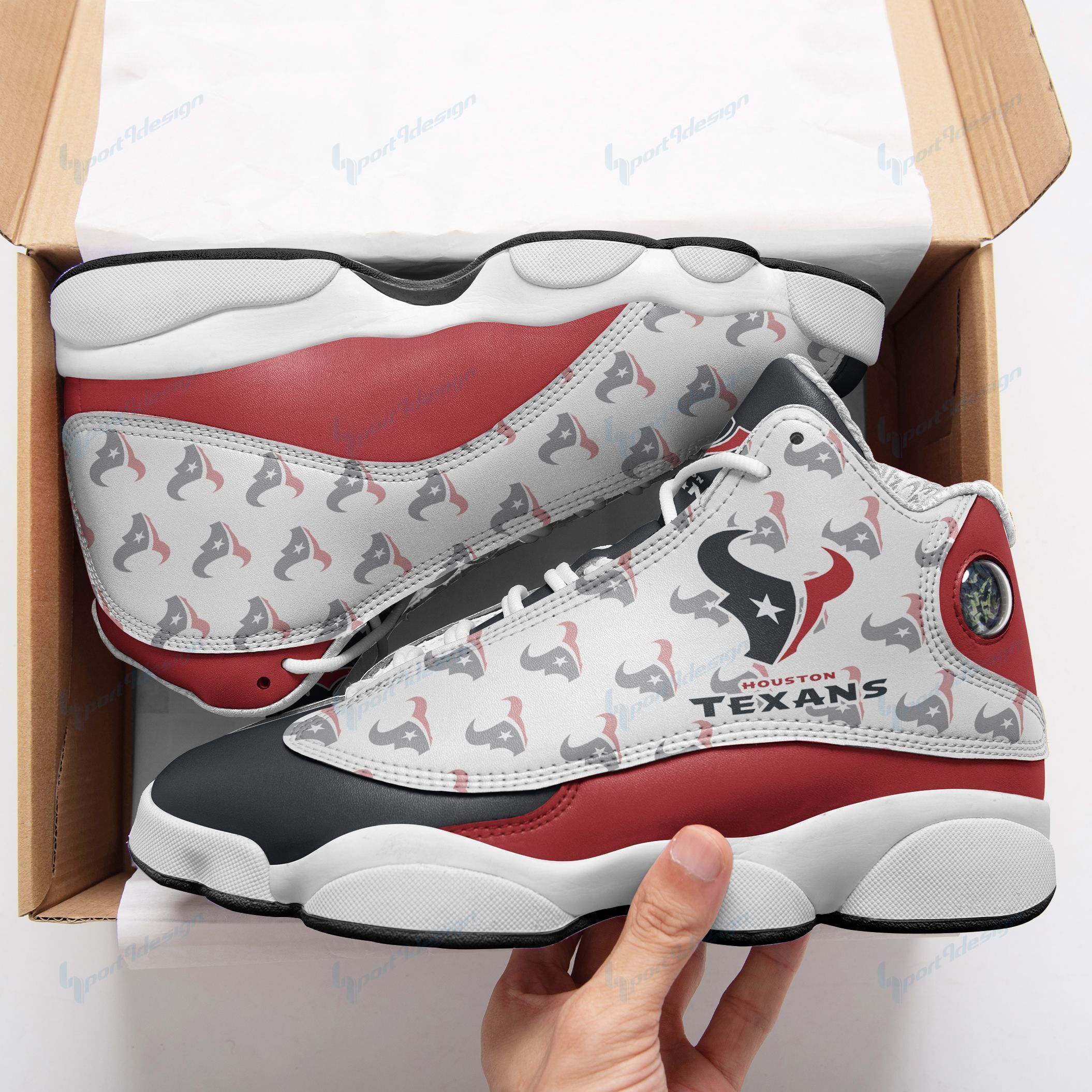 Houston Texans Air JD13 Sneakers 359