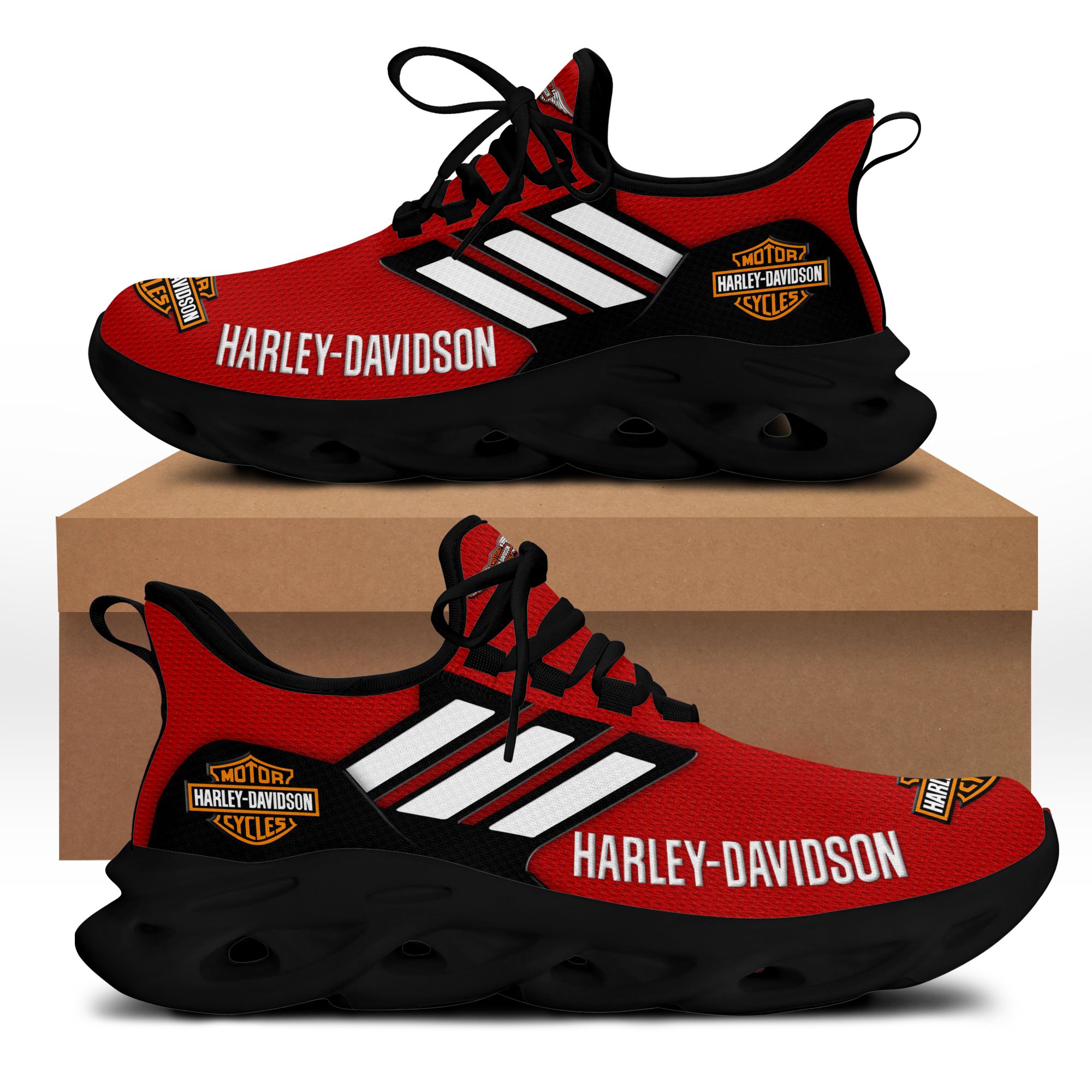 Harley Davidson DVT-NH BS Running Shoes Ver 1 (Red)