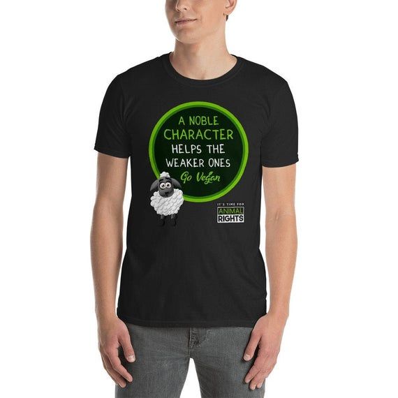 Vegan Shirt Noble Character Animal Rights Shirt Vegetarian Shirt Vegan Vibes Funny Vegan Shirt Vegan Clothing Gift For Vegan