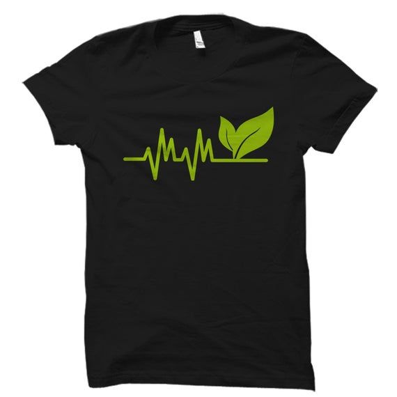 Vegan Heartbeat Shirt Vegan Shirt Vegan T Shirt Vegan Gift Vegetarian Shirt Vegetarian T Shirt Vegetarian Gift Animal Lover Shirt