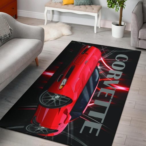 1997 Chevrolet Corvette Wall Art Area Sku 263486 Area Rug Living Room Rug Home Decor Carpets