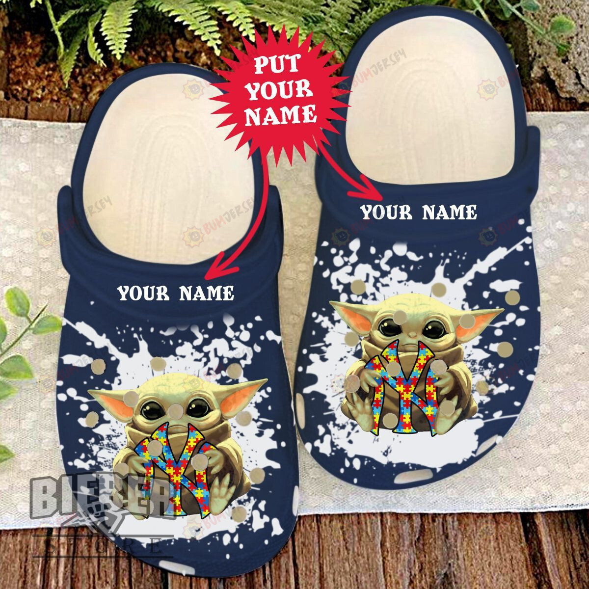 New York Yankees Custom Name Crocs Crocband Clog Comfortable Water Shoes – Aop Clog