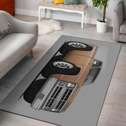 1986 Chevy 4?4 Truck Car Art Area Rug Living Room Rug Home Decor Carpets