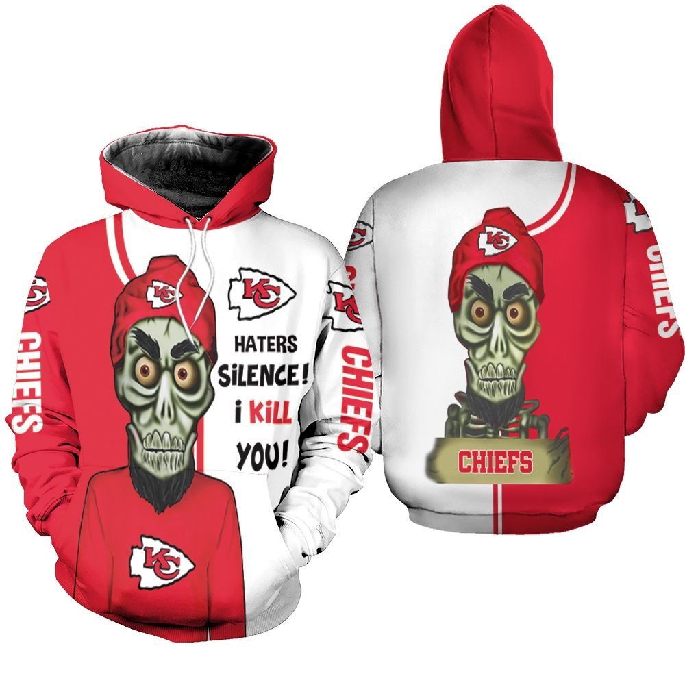 Kansas City Chiefs Haters I Kill You 3d Unisex Hoodie