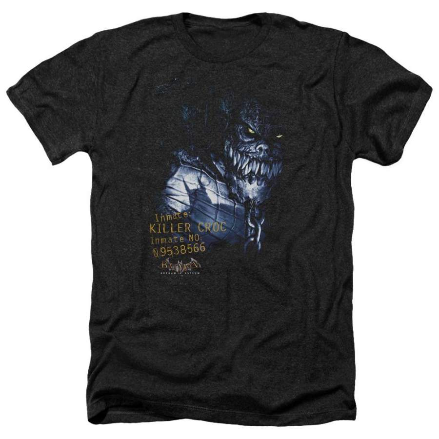 Batman – Arkham Arkham Killer Croc Men’s Heather T-Shirt