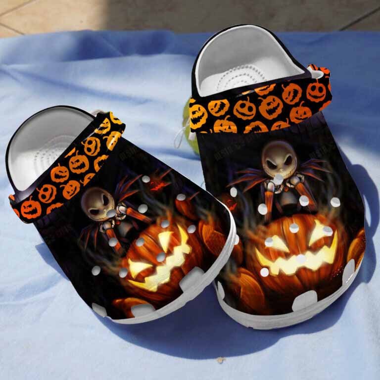 Angry Pumpkin Clogs Crocs Shoes Halloween Gifts For Friends – Hjap235