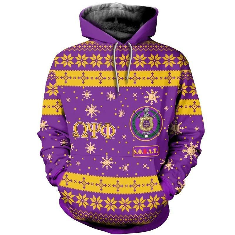 Christmas Sobat Omega Psi Phi Hoodie