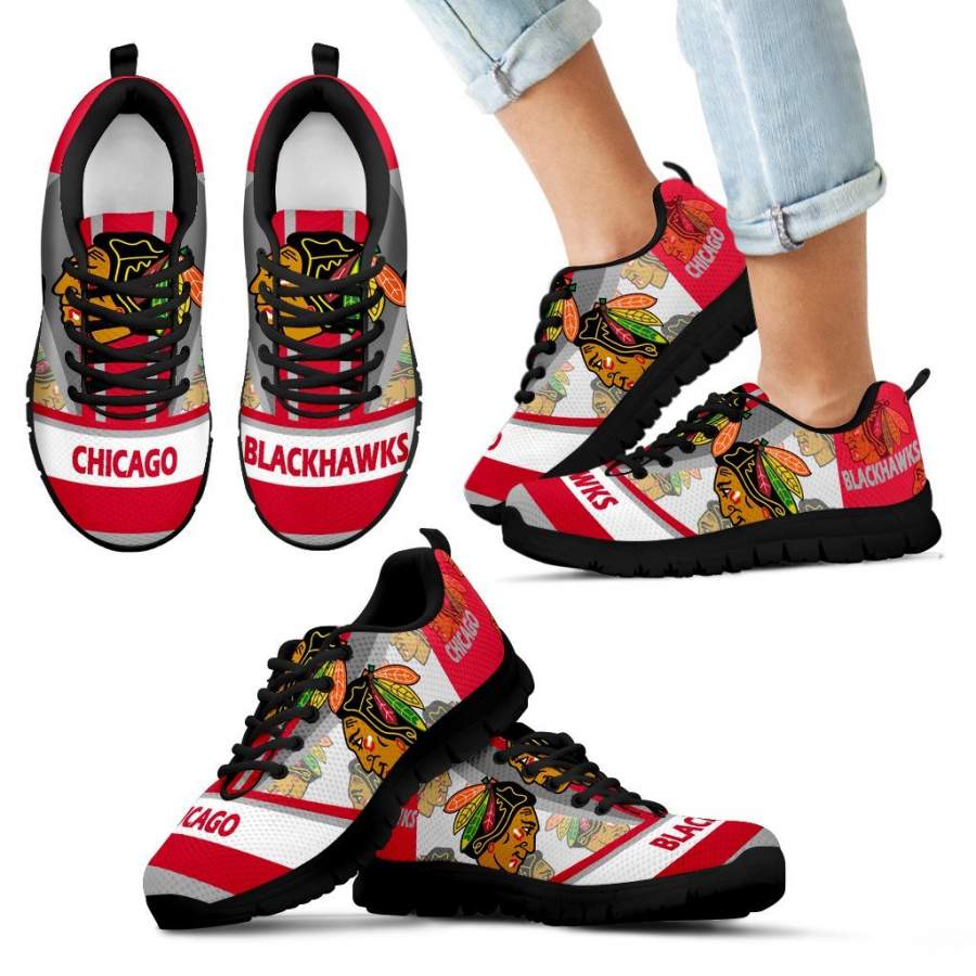 Three Impressing Point Of Logo Chicago Blackhawks Sneakers