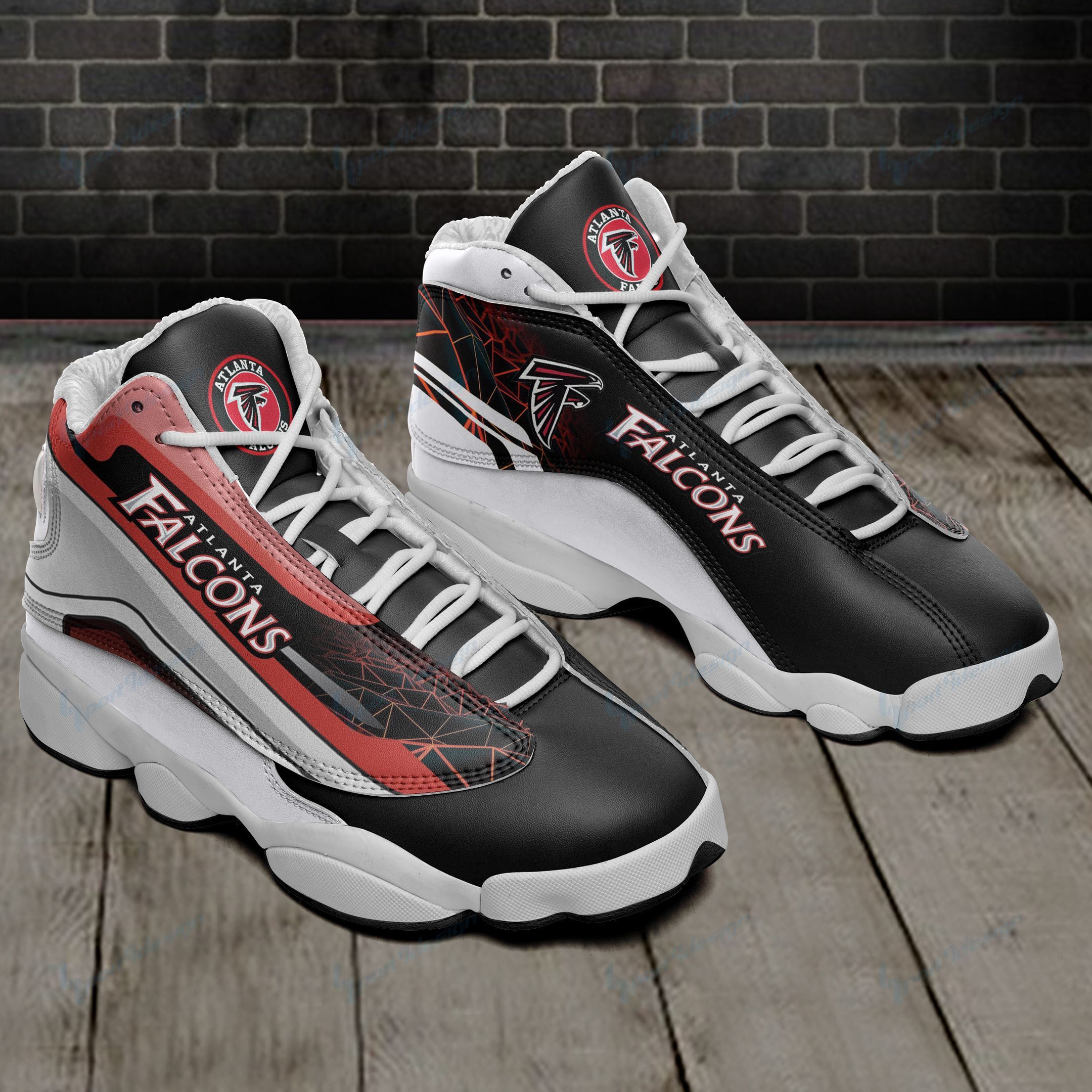 Atlanta Falcons Air JD13 Sneakers 579