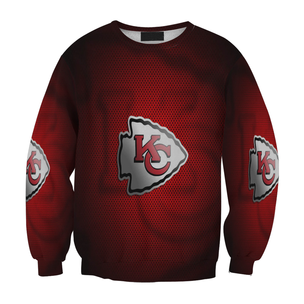 Kansas City Chiefs Emblem V5 Gift For Fan 3D Full Printing Sweatshirt