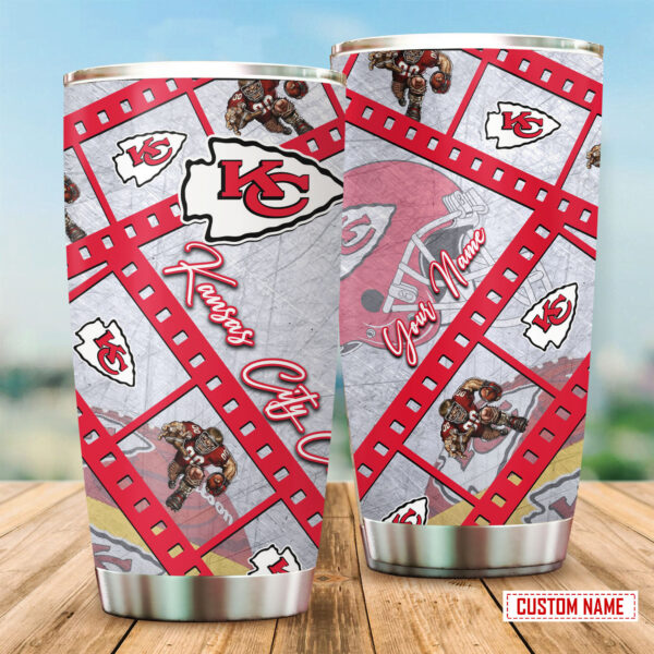 Kansas City Chiefs Personalized Tumbler Bg348