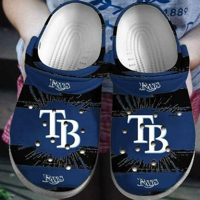 Tampa Bay Rays Crocs Crocband Clog Comfortable Water Shoes