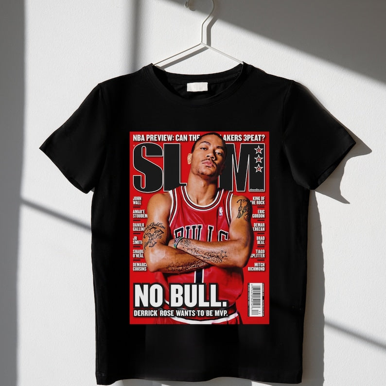 Derrick Rose Vintage Slam T-Shirt, Chicago Bulls Shirt