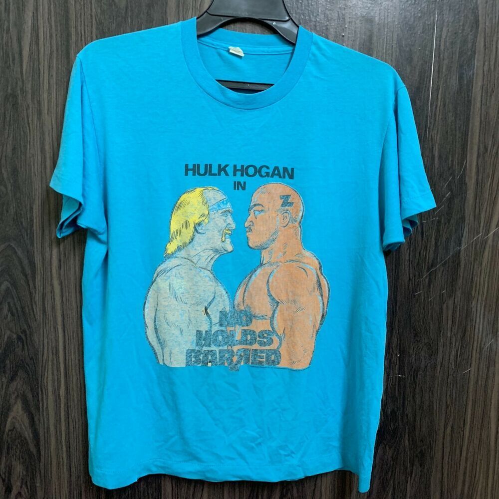 Vintage 80S Hulk Hogan No Holds Barred 1989 Wrestling Wwf Wwc Shirt