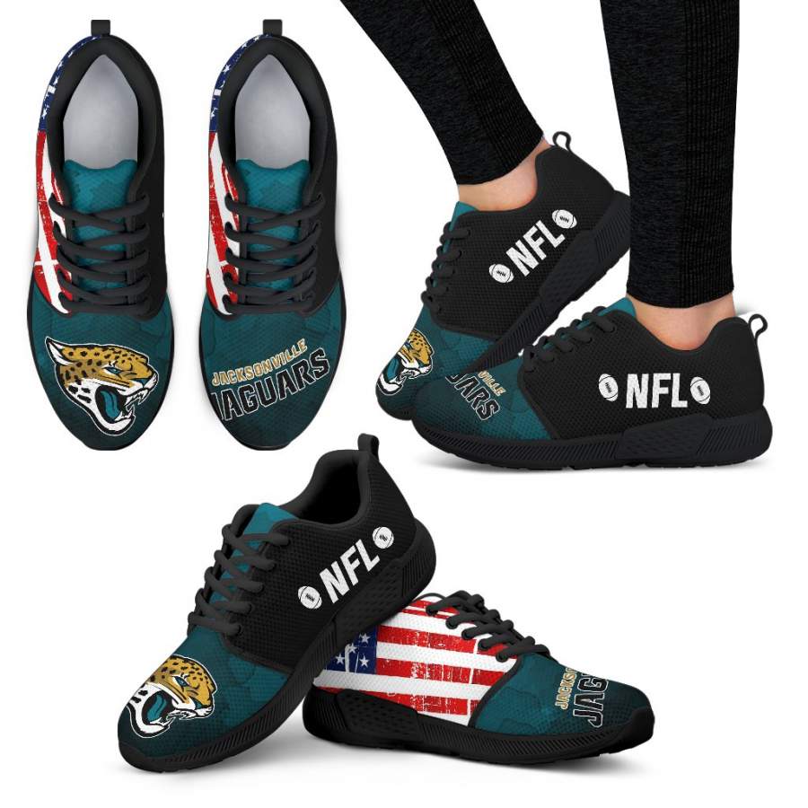 Simple Fashion Jacksonville Jaguars Shoes Athletic Sneakers