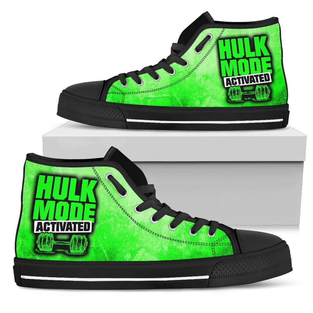 Hulk Mode Motivated Gym High Top Shoes