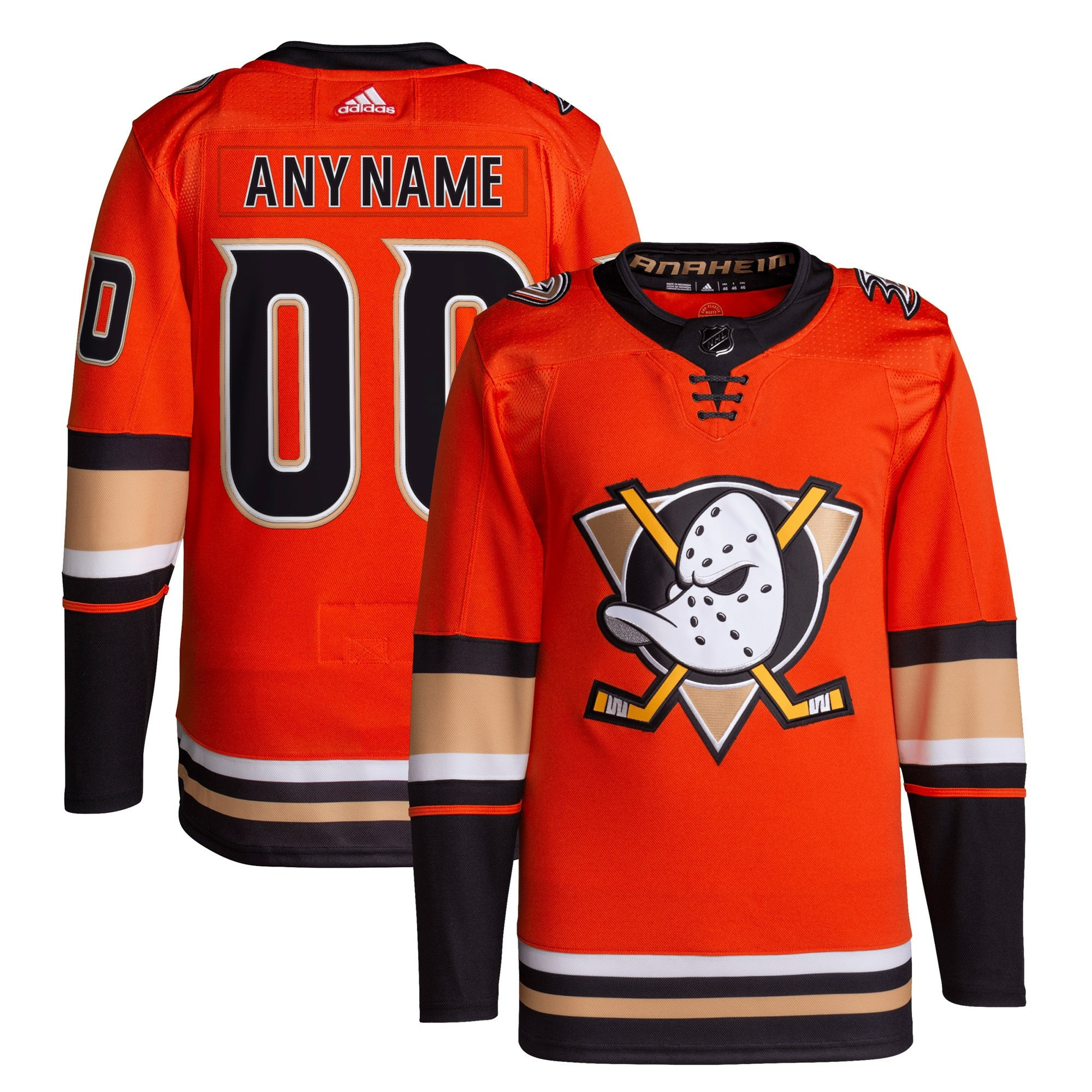 Anaheim Ducks Alternate Primegreen Custom Jersey – All Stitched