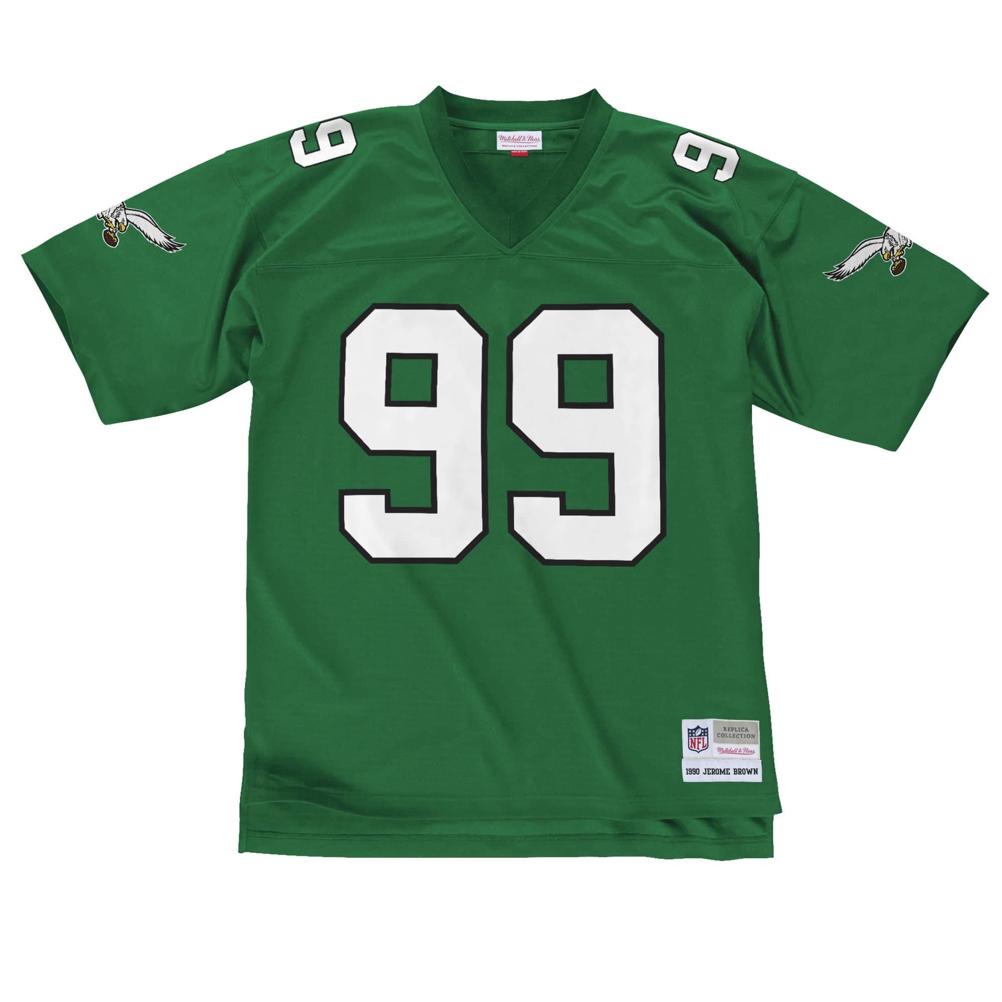 Mitchell And Ness Legacy Jerome Brown Philadelphia Eagles 1990 Jersey Opalve Store