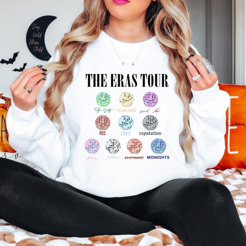 Taylor Swift The Eras Tour T-Shirt Hoodie Sweatshirts, Custom Color Shirts Sweatshirts Hoodies, Swift Hoodie,Taylor Tee