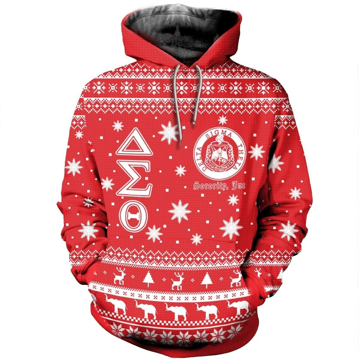 Sorority Hoodie – Christmas Delta Sigma Theta Sorority Inc Hoodie