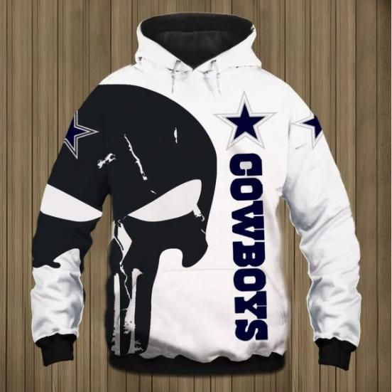 Dallas Cowboys Skull For Cowboys Fans Hoodie 3D Printed Hoodie 3D 3D Graphic Printed Tshirt Hoodie Up To 5Xl 3D Hoodie Sweater Tshirt