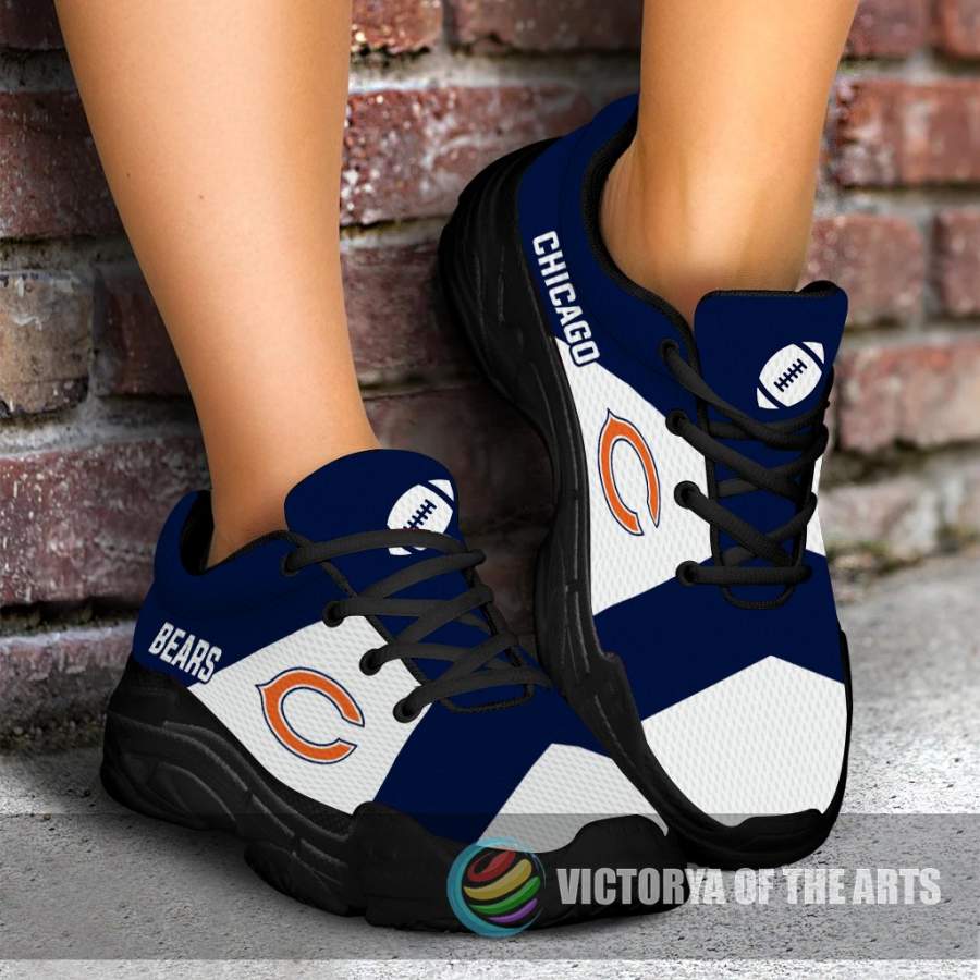 Colorful Logo Chicago Bears Chunky Sneakers