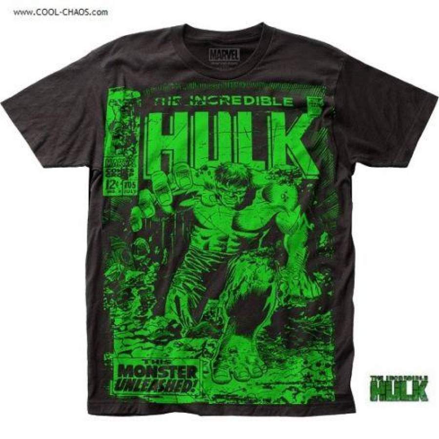 The Incredible Hulk T-Shirt / Neon Green The Monster Unleashed!