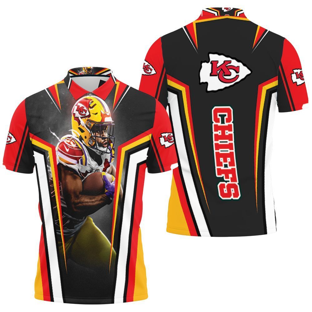 Clyde Edwards-Helaire 25 Kansas City Chiefs Lsu Tigers For Fans 3D Polo Shirt, Jersey