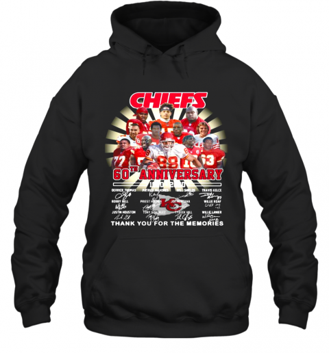 Kansas City Chiefs 60Th Anniversary 1960 2020 Thank You For The Memories Signatures Hoodie