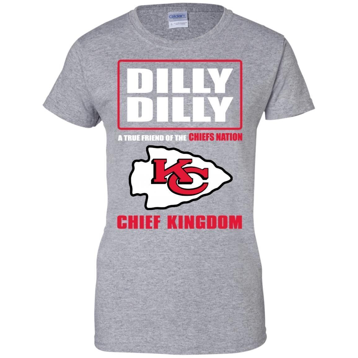 Bud Light Dilly Dilly A True Friend Of The Kansas City Chiefs Shirts G