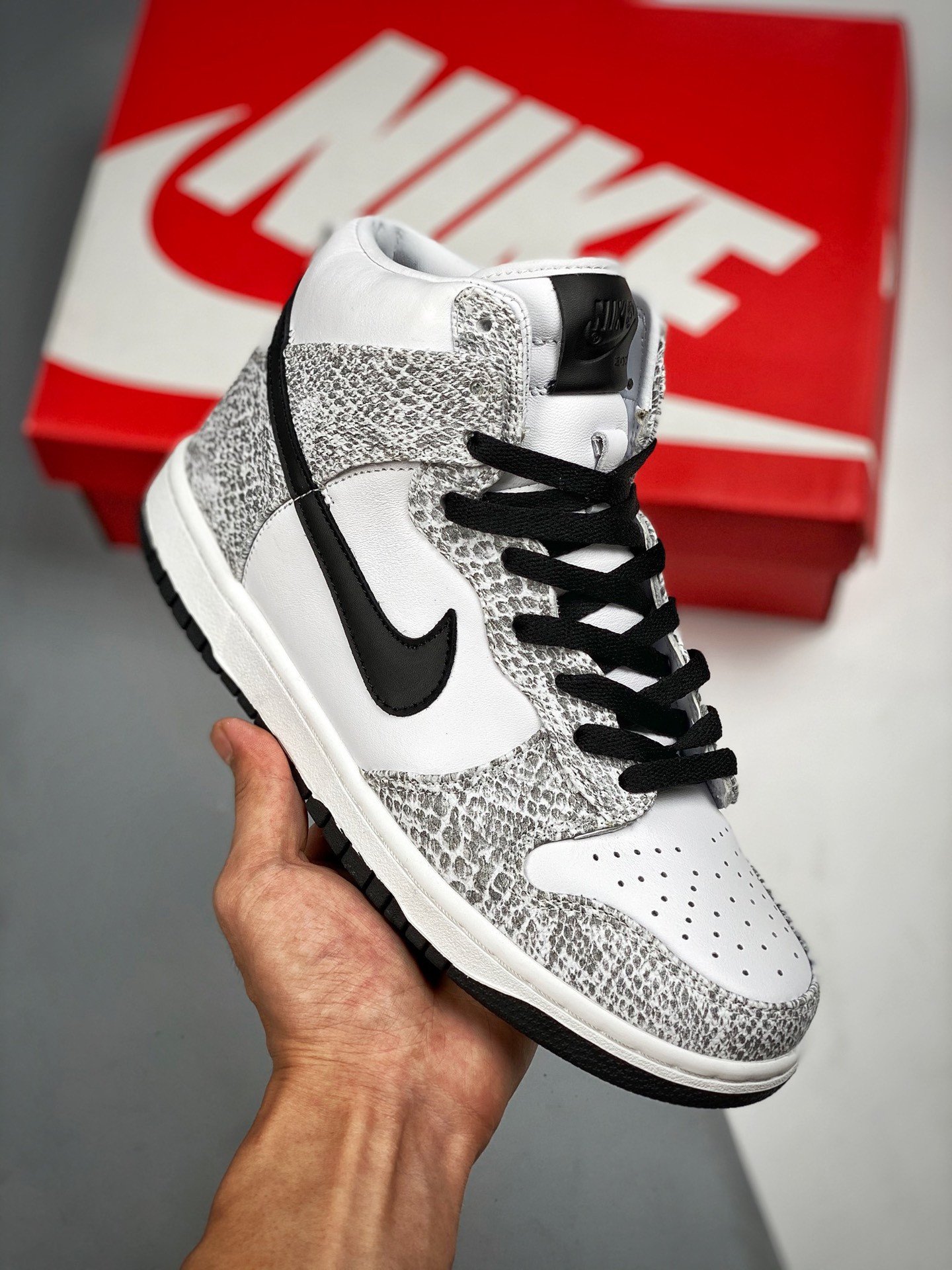 Nike Dunk High PRM SP Cocoa Snake BlackWhite-Cocoa 5339492