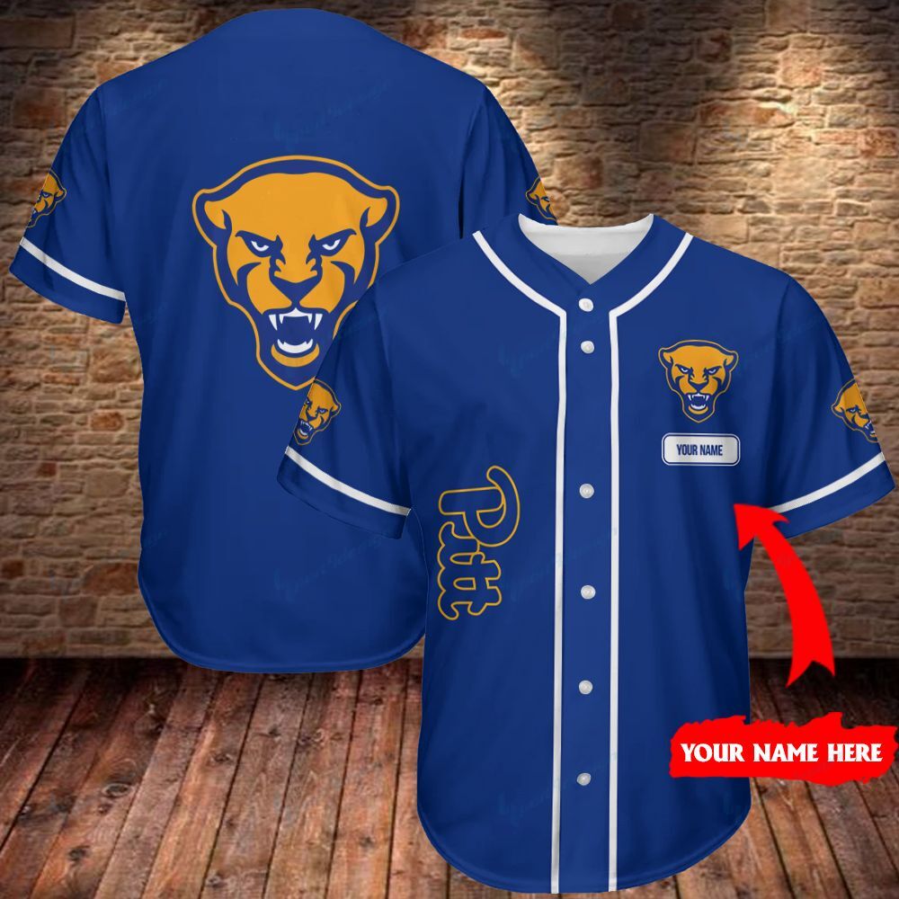 Pittsburgh Panthers Personalized Baseball Jersey 346