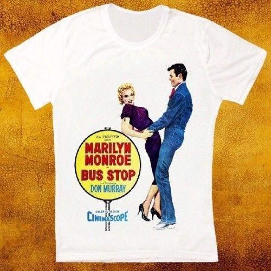 Marilyn Monroe Bus Stop 50S Film Gift Retro Vintage Hipster Unisex T Shirt 1900