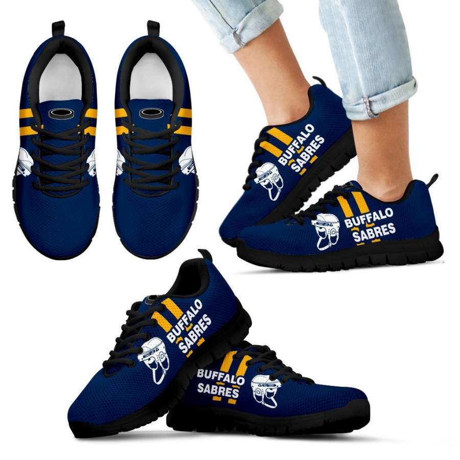 Vertical Two Line Mixed Helmet Buffalo Sabres Sneakers