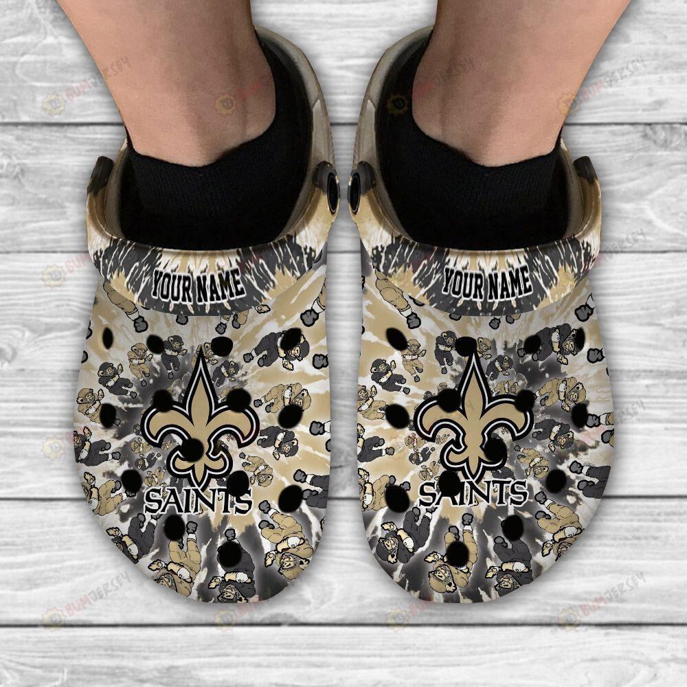 New Orleans Saints Grateful Dead Custom Personalized Crocs Classic Clogs Shoes – Aop Clog