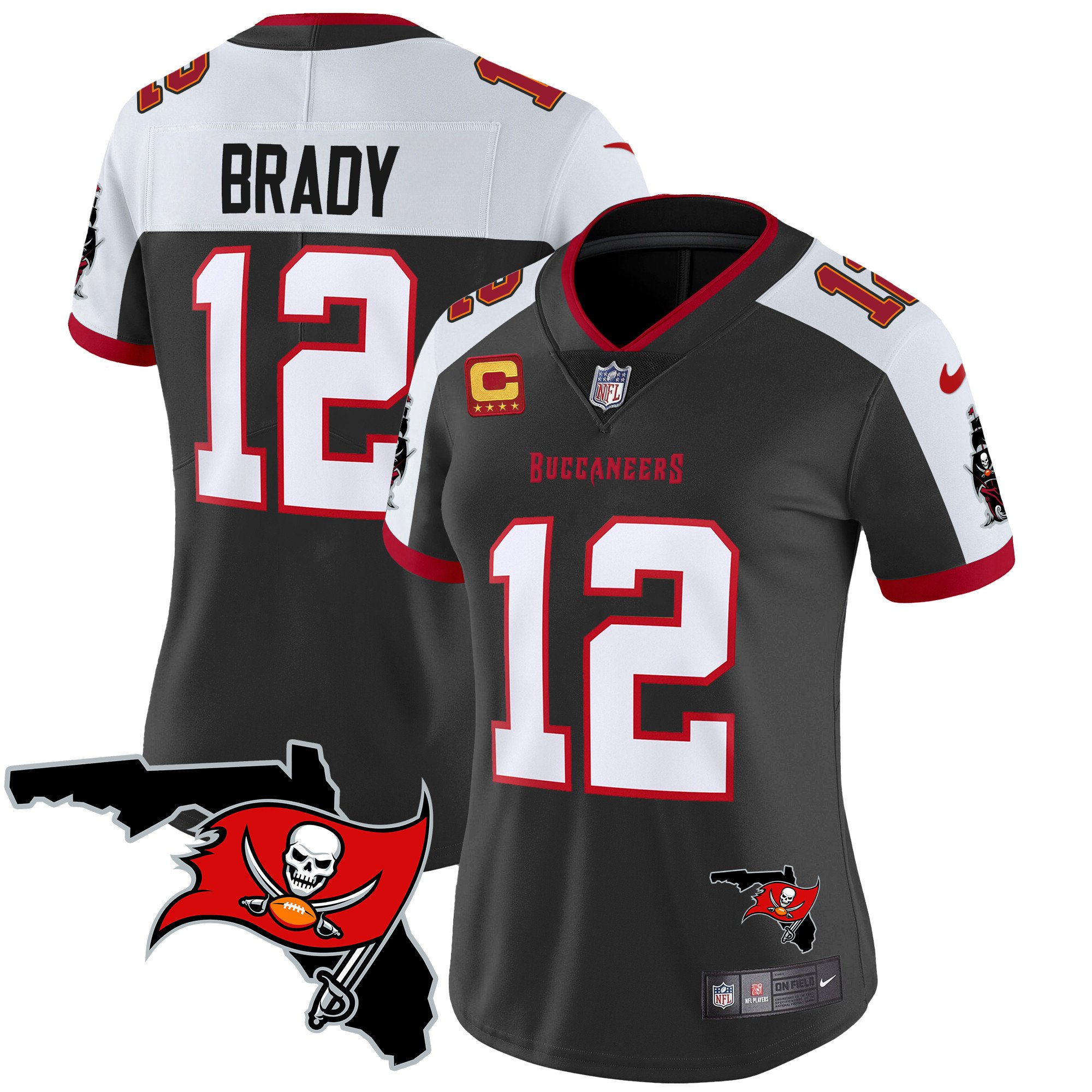 Women’S Buccaneers Florida Patch Vapor Limited Jersey – All Stitched