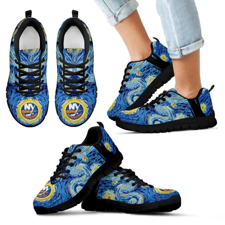 Sky Style Art Nigh Exciting New York Islanders Sneakers