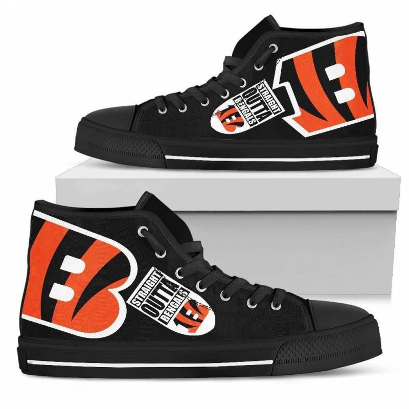 Straight Outta Cincinnati Bengals High Top Shoes #990