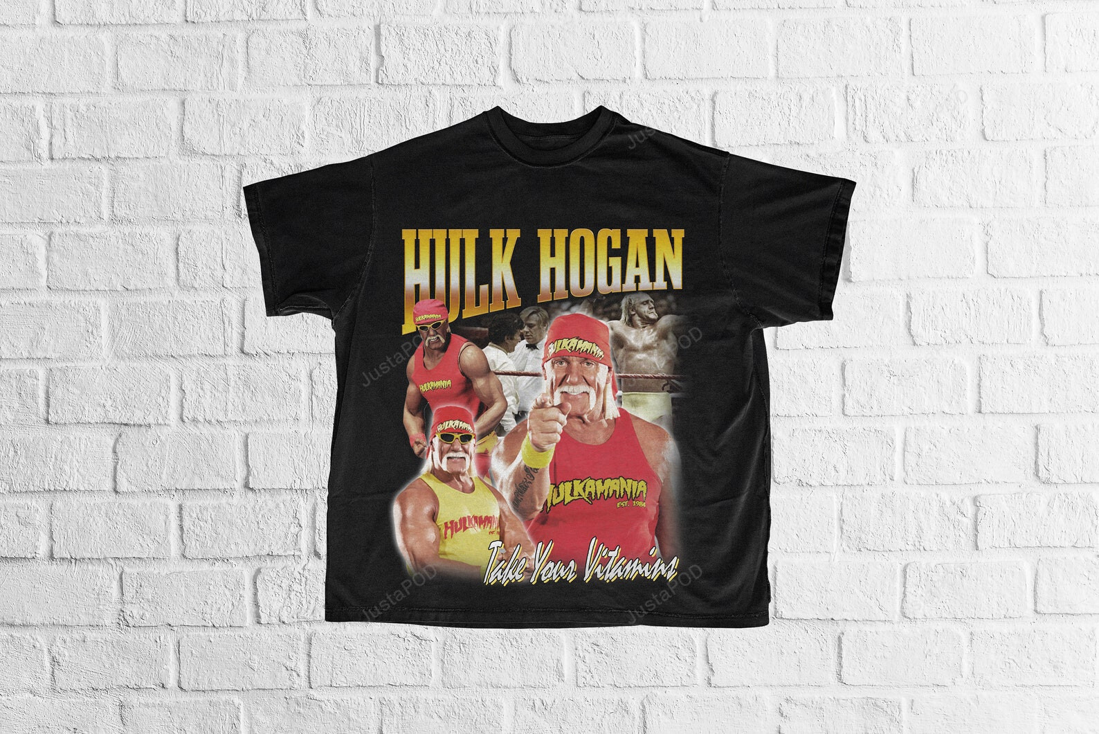 Hulk Hogan, Take Your Vitamins Wwe Wrestler T-Shirt