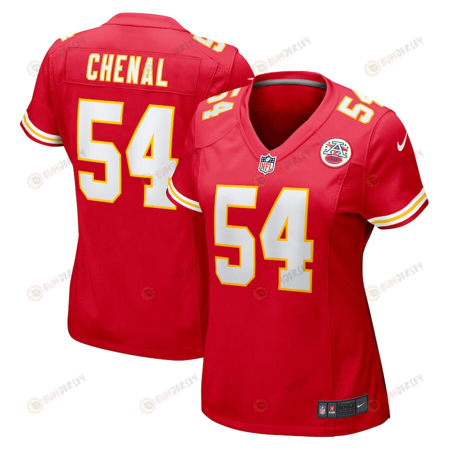 Leo Chenal 54 Kansas City Chiefs Game Women Jersey – Red