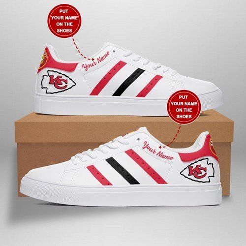 Kansas City Chiefs Football Personalized Custom Sneakers Gift For Fan