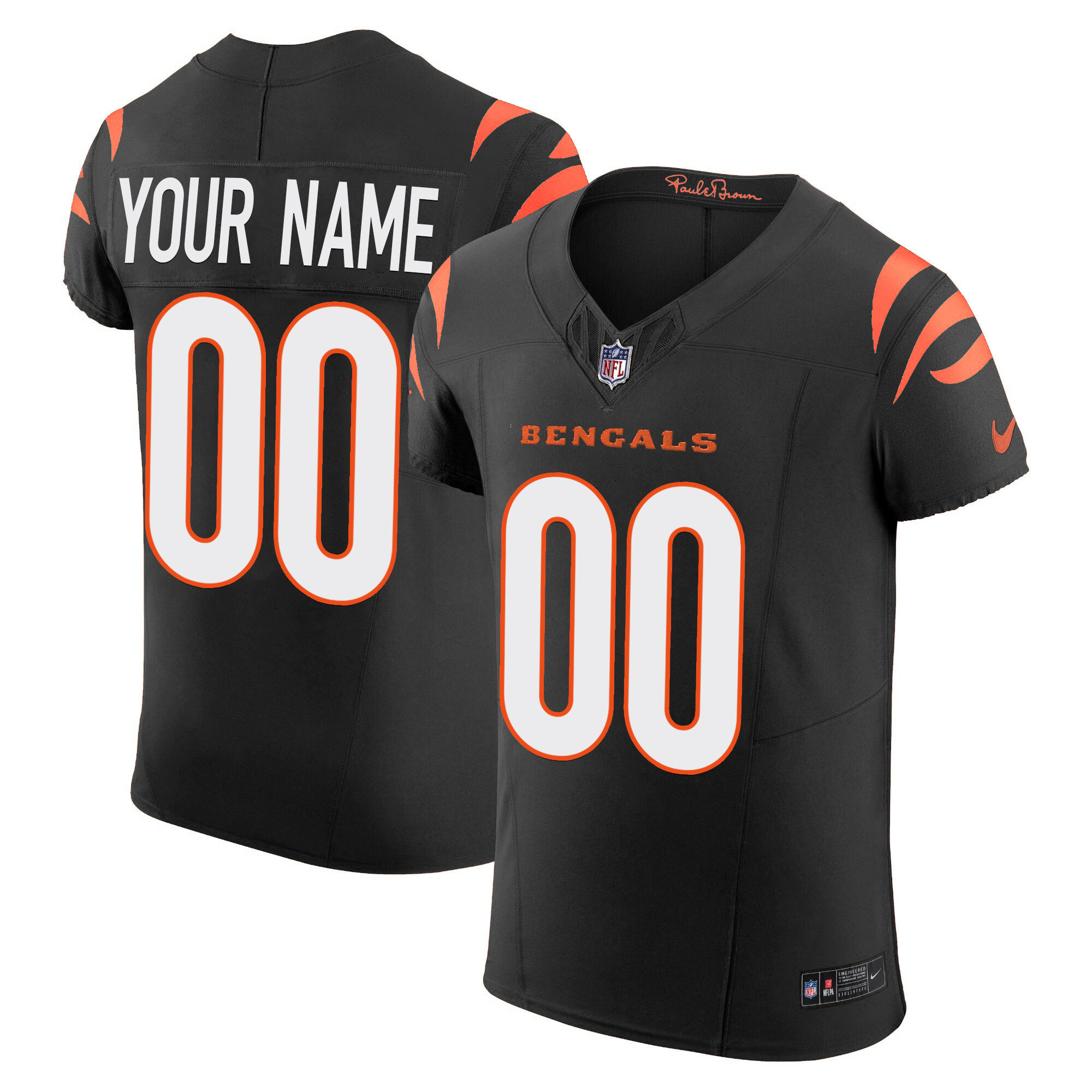 Bengals Vapor Elite Custom Jersey – All Stitched