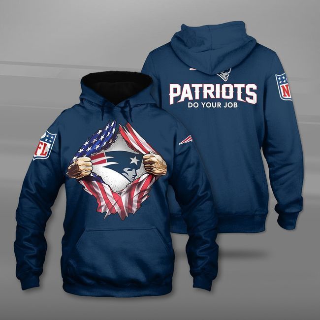 New England Patriots 51 Unisex 3D Hoodie Gift For Fans