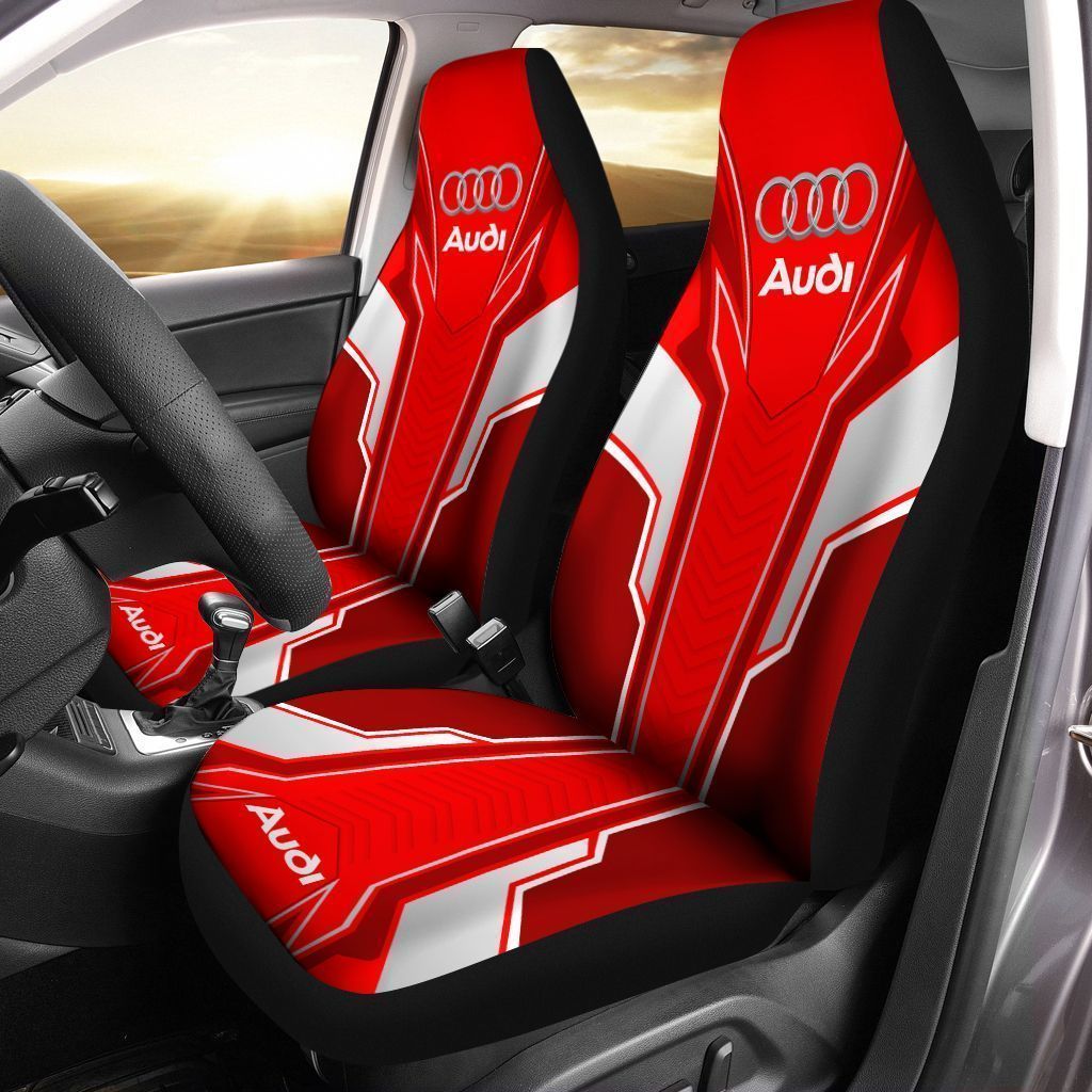 Audi PVT-HA Car Seat Cover (Set of 2) Ver1 (Red)