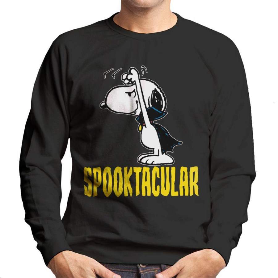 Peanuts Spooktacular Halloween Snoopy Men’s Sweatshirt